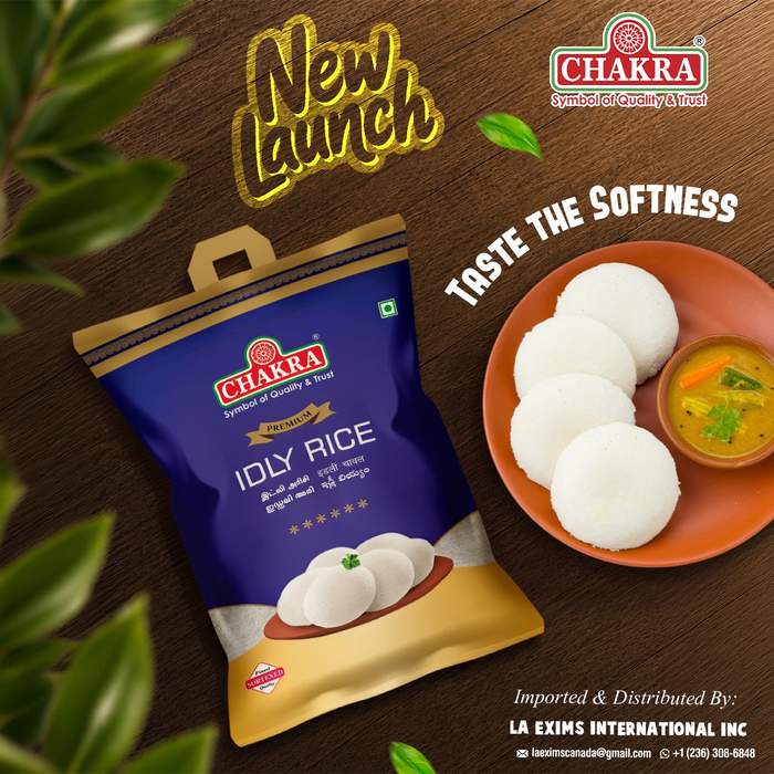 Chakara Idly Rice new launch poster